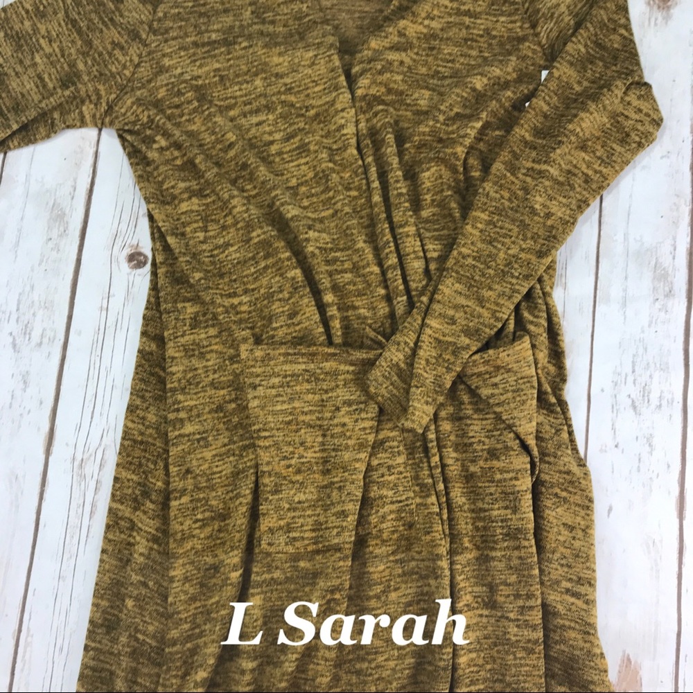 Lularoe Sarah HTF Mustard Color Size Large NWT